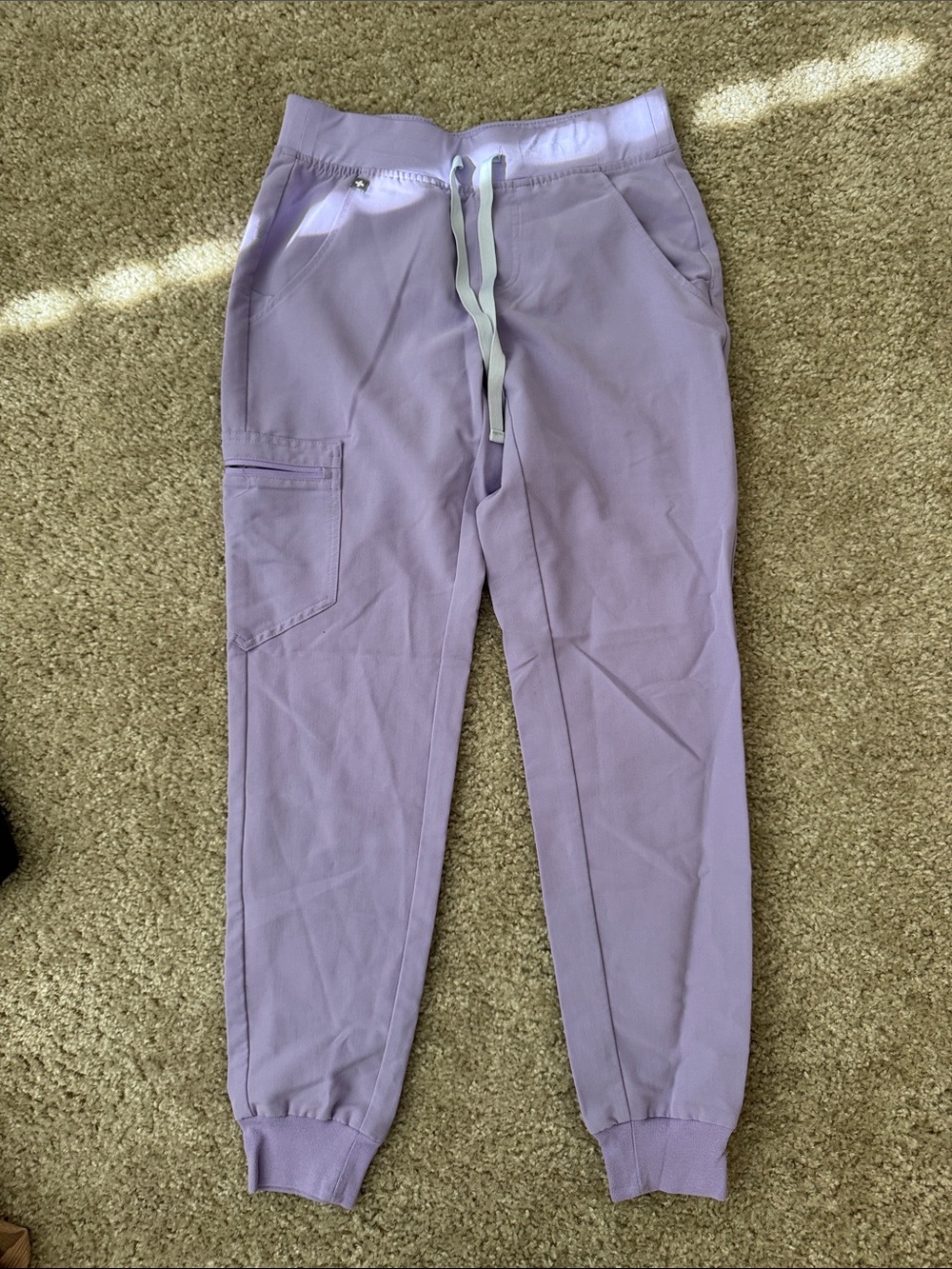 FIGS Zamora Jogger Scrub Pant Lavender